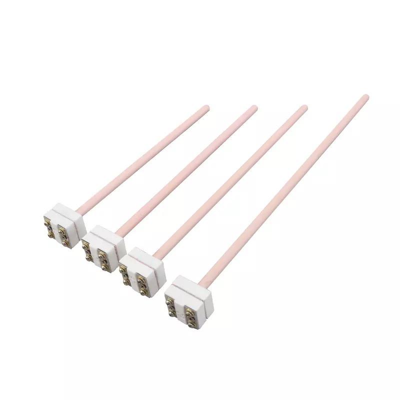 0.2–0.4 mm diameter wayar Jenis S/B/R relau termokopel platinum-rhodium probe penderia suhu tinggi untuk logam cair