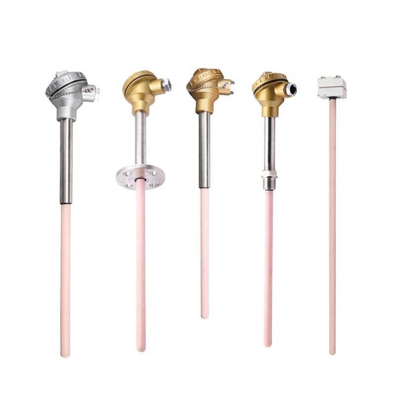 0.2–0.4 mm diameter wayar Jenis S/B/R relau termokopel platinum-rhodium probe penderia suhu tinggi untuk logam cair