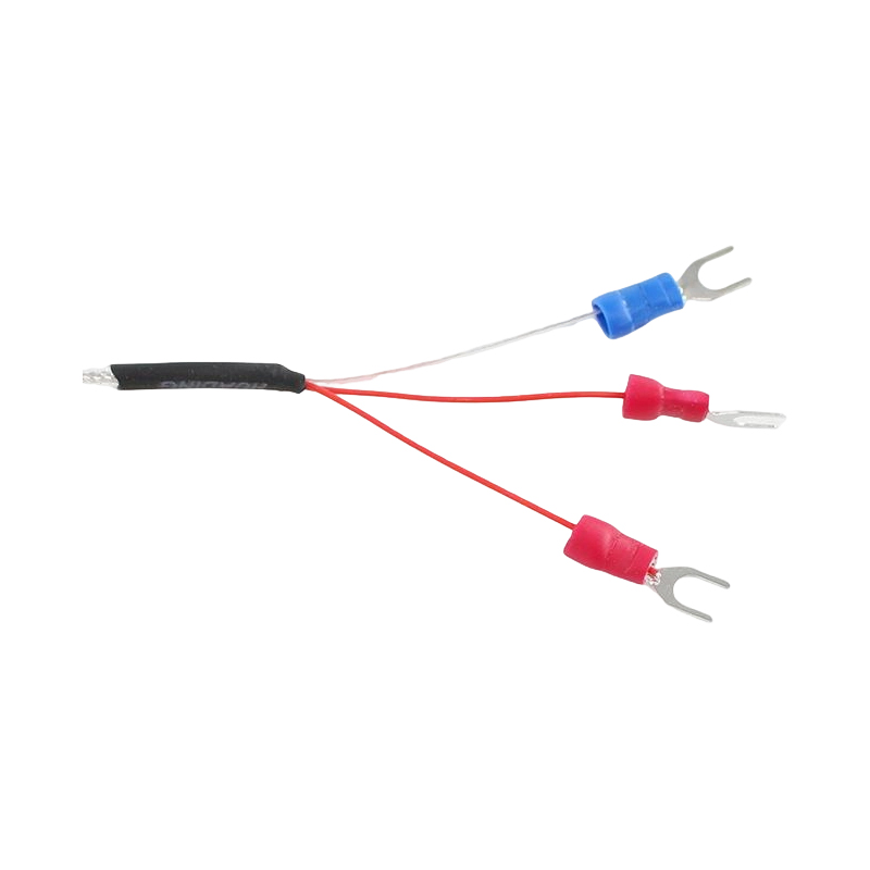 Pengesan suhu PT100 RTD industri 3-wayar platinum termistor 50mm probe termokopel