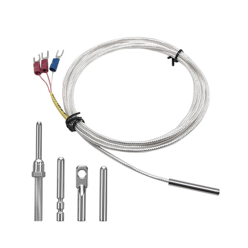 WZP-035 PT100 Probe 5 × 35mm Kabel 1–20m Platinum Rintangan Termometer RTD Kalis Kakisan Kalis Air Anti-Kakisan Penderia Suhu