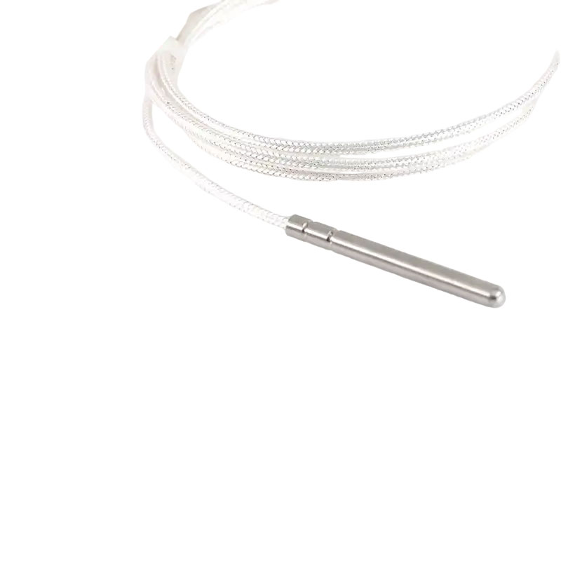 Pengesan suhu PT100 RTD industri 3-wayar platinum termistor 50mm probe termokopel