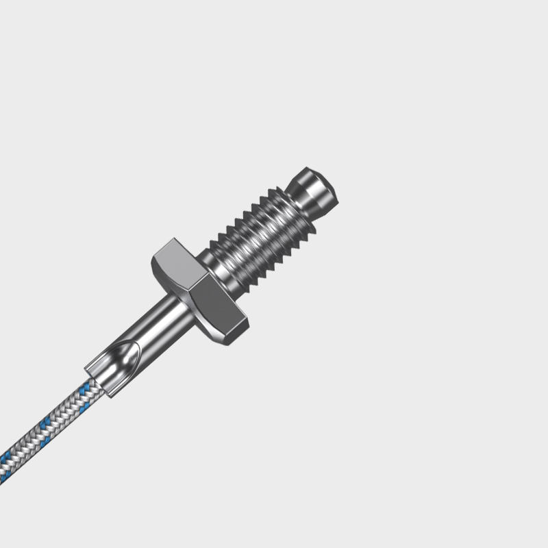 Sensor suhu padat gred industri dengan pemasangan skru keluli tahan karat probe PT100K (M6/M8) Termokopel
