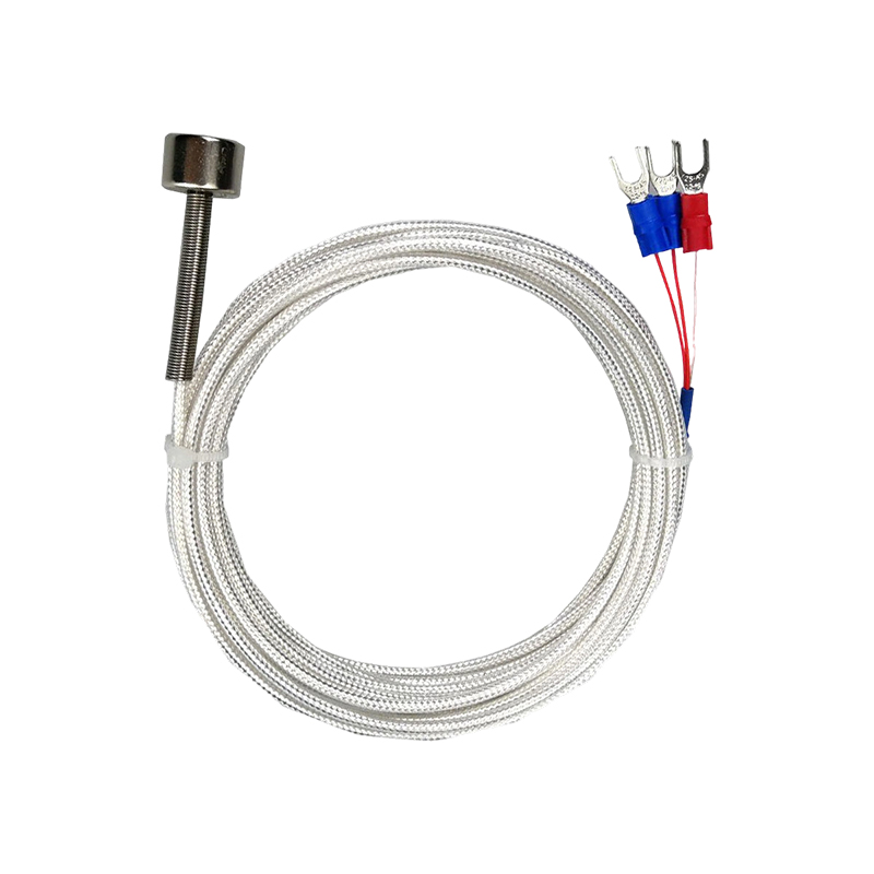 Sensor suhu PT100K magnetik dengan termometer rintangan platinum bermagnet (RTD) Daya tarikan magnet yang kuat untuk termokopel