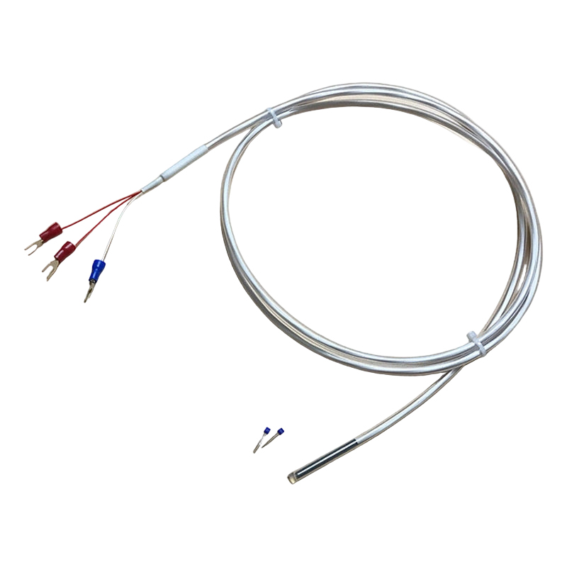 Pengesan suhu PT100 RTD industri 3-wayar platinum termistor 50mm probe termokopel