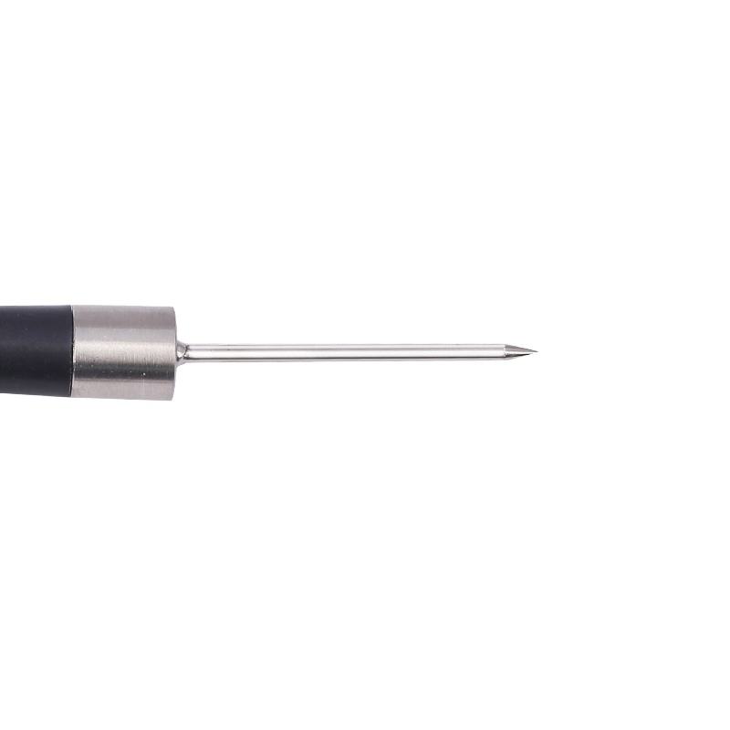 Kuar diameter 3mm 3 wayar RTD Pt100 sensor suhu Pegang tangan jenis K 1 meter termokopel Probe jarum keluli tahan karat