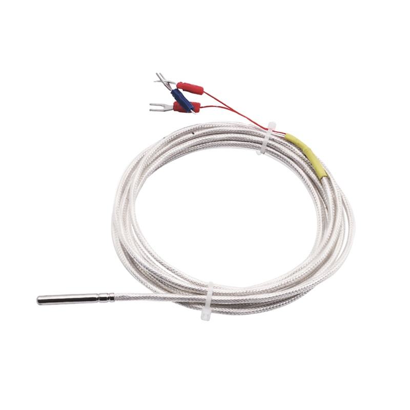 WZP-035 PT100 Probe 5 × 35mm Kabel 1–20m Platinum Rintangan Termometer RTD Kalis Kakisan Kalis Air Anti-Kakisan Penderia Suhu